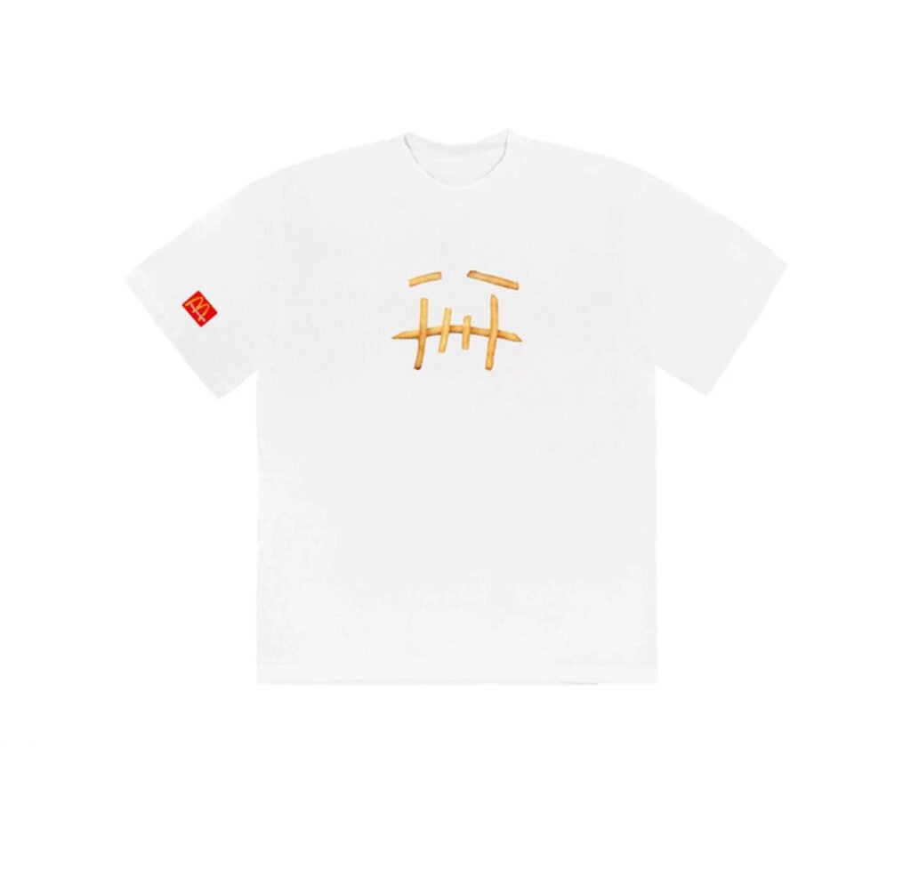 Travis Scott x McDonald's Fry Tee White