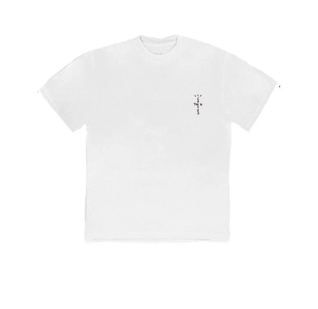 Travis Scott CJ White Logo Tee