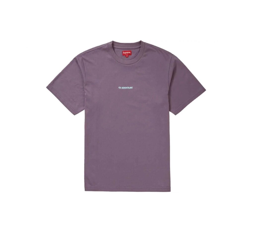 Supreme FW19 Internationale Tee Dusty Purple