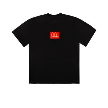 Travis Scott x McDonald’s Sesame Tee Red On Black