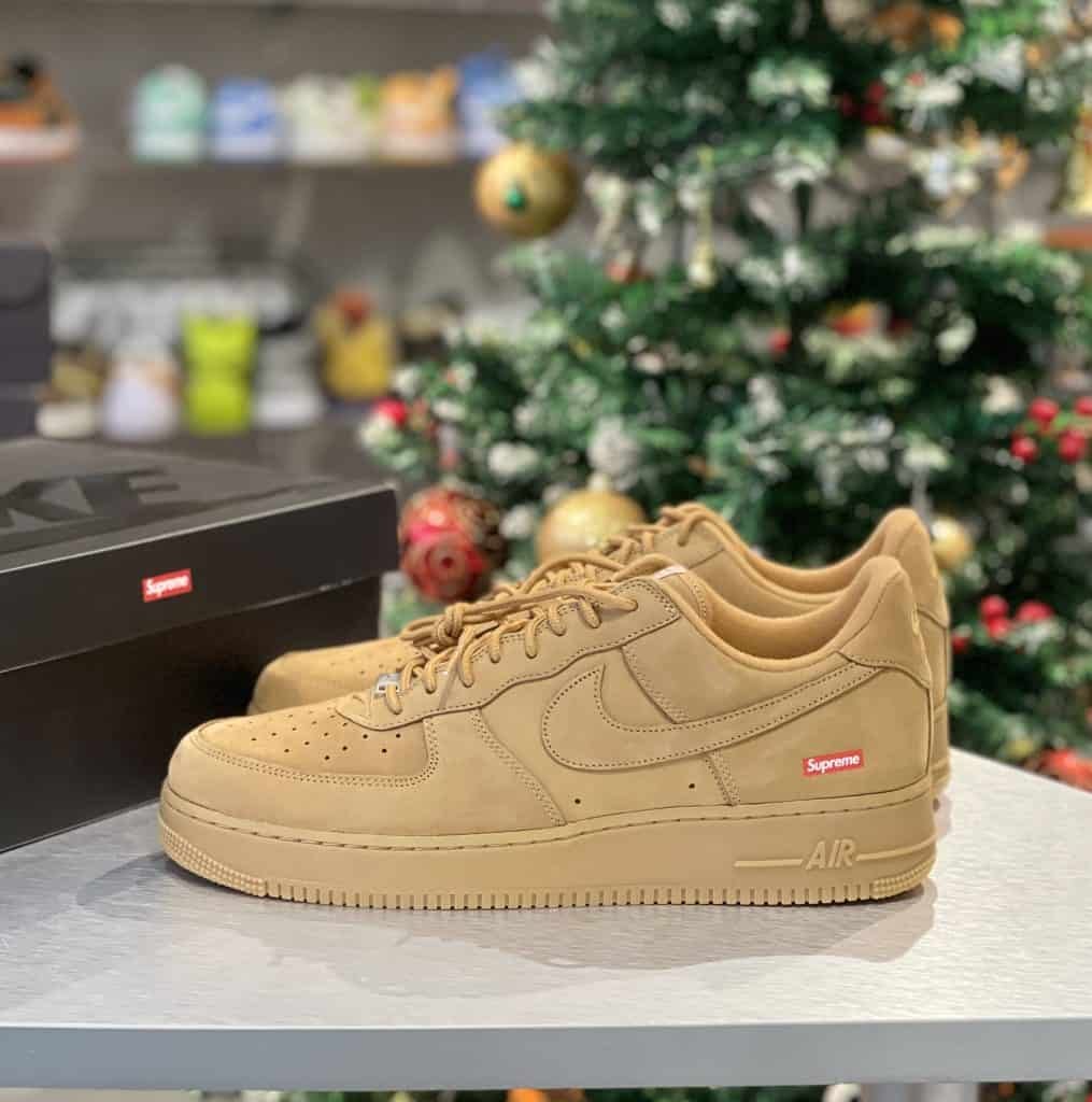 Supreme x Nike Air Force 1 Low " Wheat "