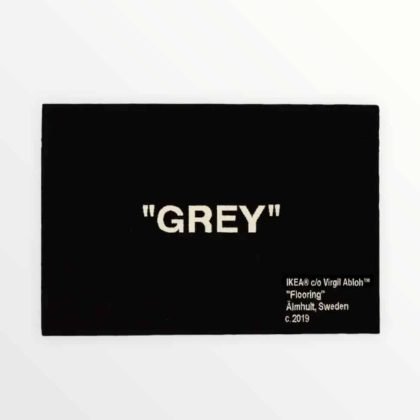 Virgil Abloh x IKEA MARKERAD "Grey" RUG