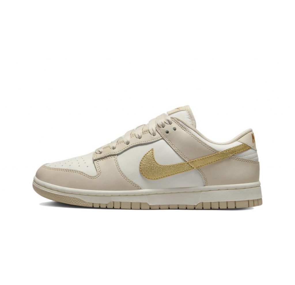 Nike Dunk Low Gold Swoosh W