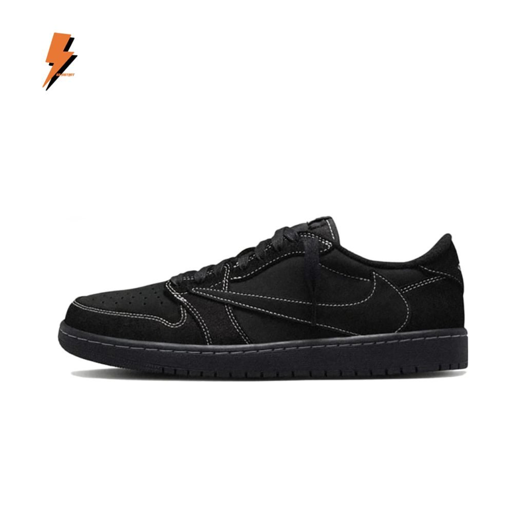 INSTANT DELIVERY - Travis Scott Air Jordan 1 Low Black Phantom