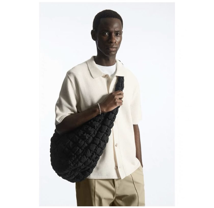 COS Quilted Bag Oversized Black