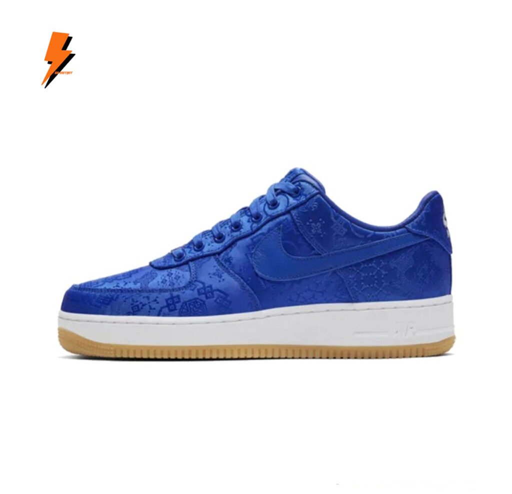 INSTANT DELIVERY – Clot x Nike Air Force 1 Low Blue Silk