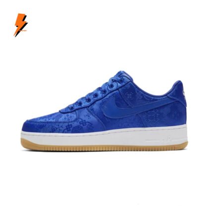 INSTANT DELIVERY – Clot x Nike Air Force 1 Low Blue Silk