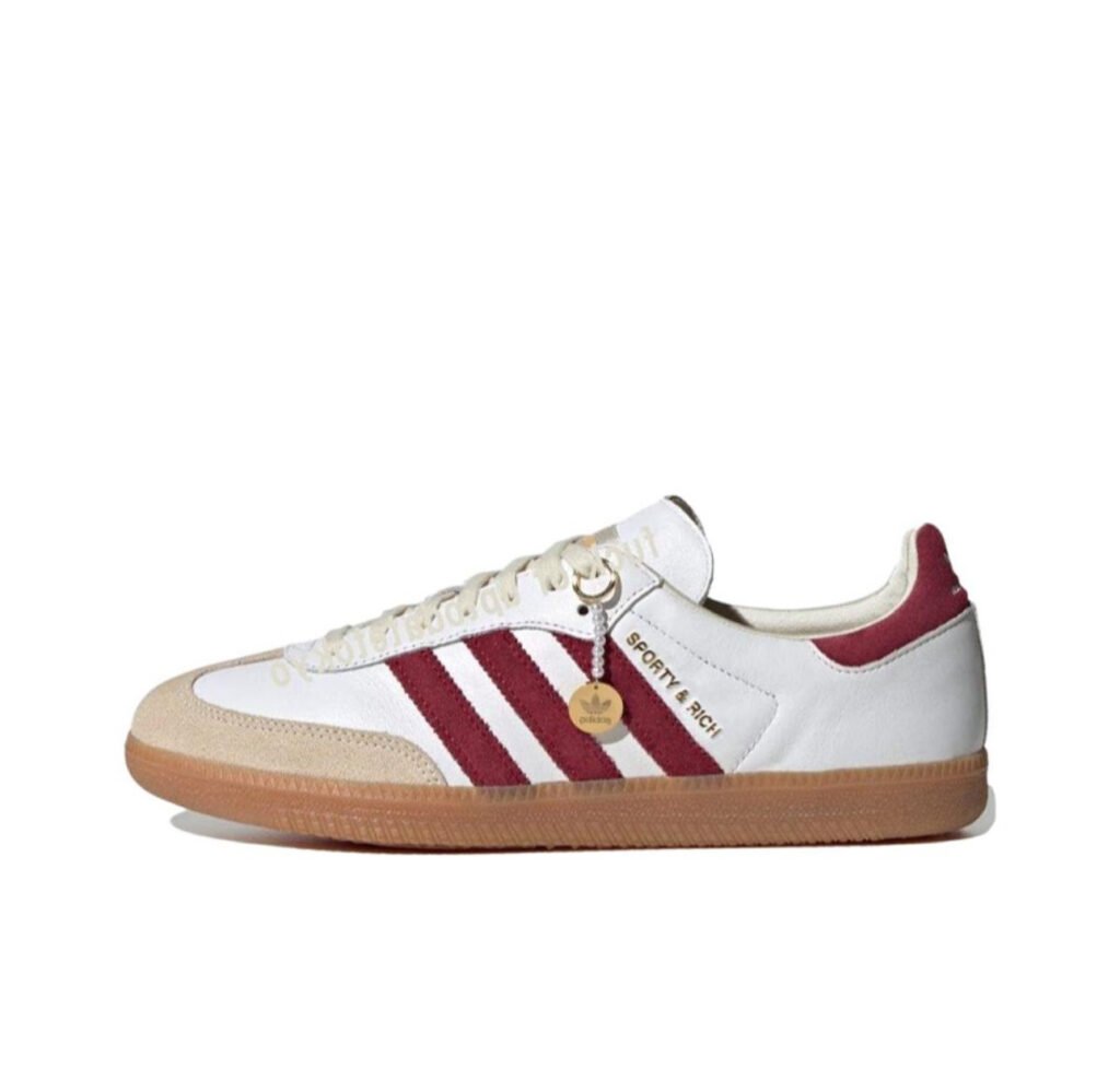 Sporty & Rich x Adidas Samba OG Low " White Burgundy "