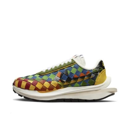 Sacai x Jean Paul Gaultier x Nike Vaporwaffle Woven Green Gusto