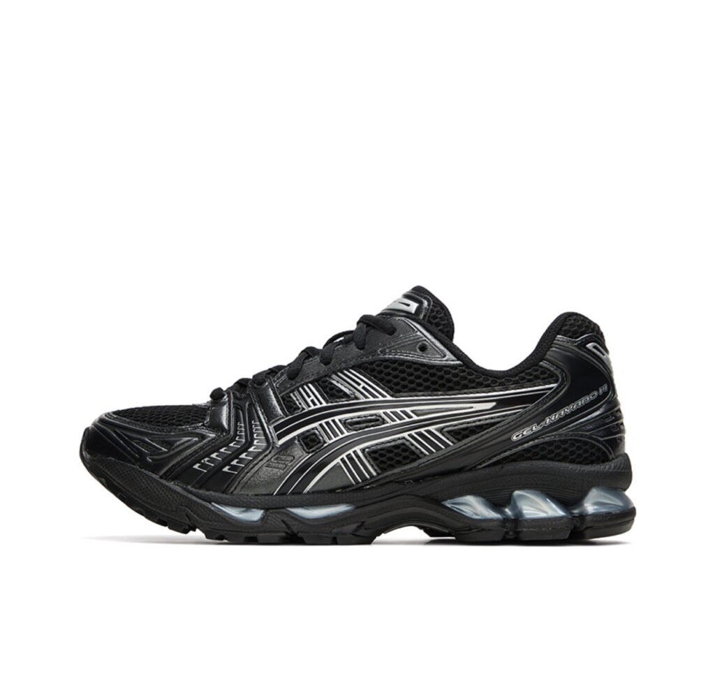 Asics Gel Kayano 14 Black Pure Silver