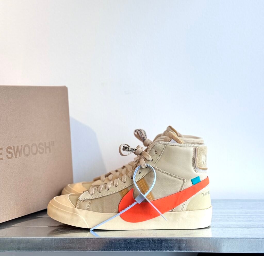 Preowned - Nike x Off White Mid Blazer Hallow Eve UK7.5 / US8.5