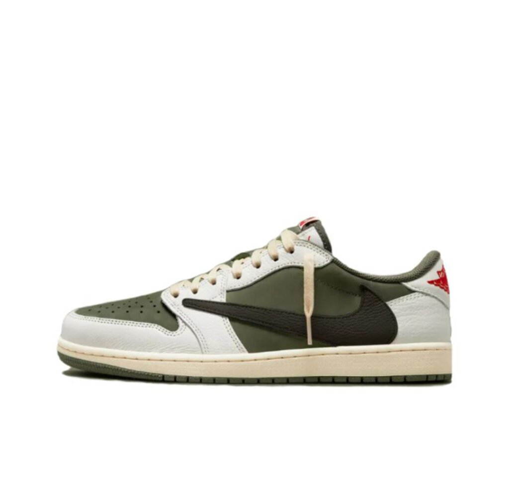 Travis Scott x Air Jordan 1 Low " Medium Olive "