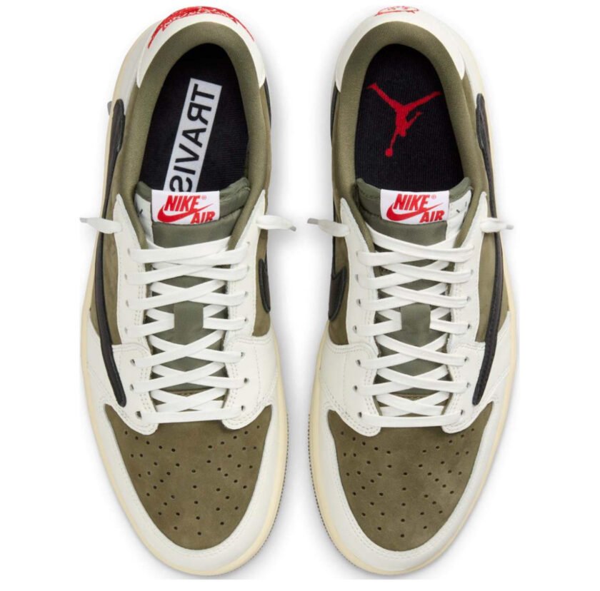 Travis Scott x Air Jordan 1 Low " Medium Olive "